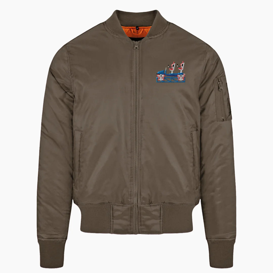 LAUNCH COASTER RUST Frontcar Bomberjacke