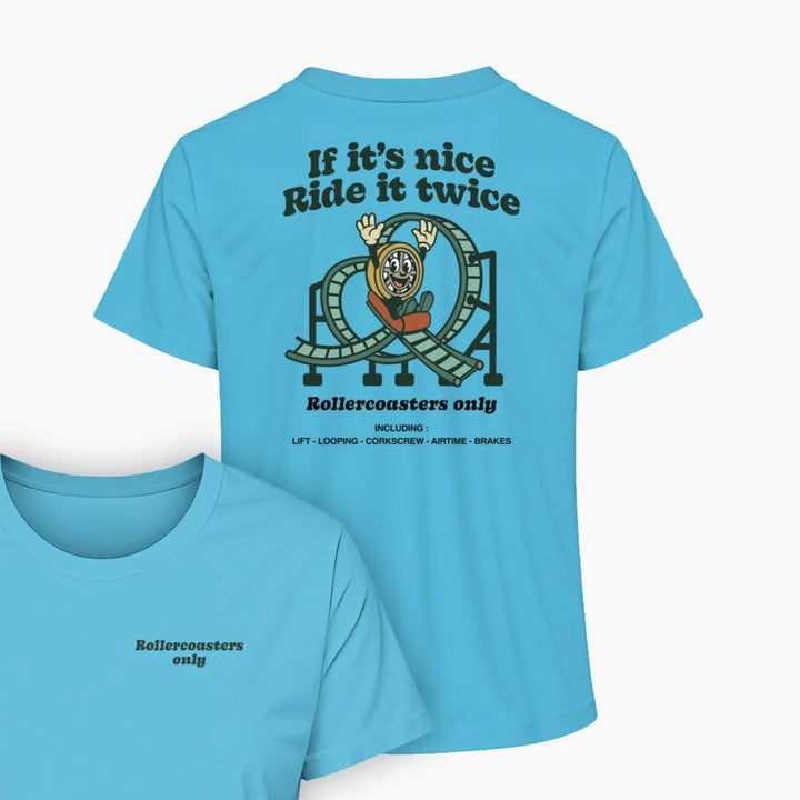 ROLLERCOASTERS ONLY Women's T-Shirt - Women's Premium Organic Shirt
