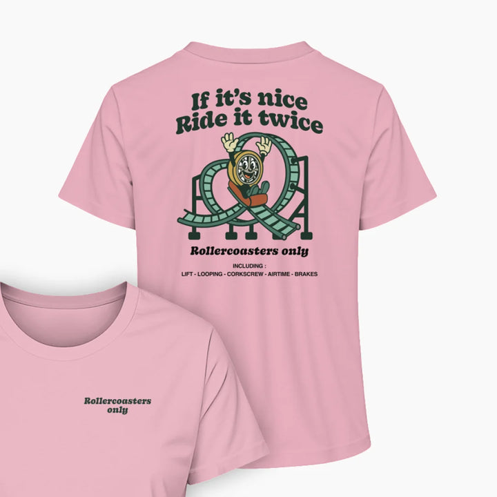 ROLLERCOASTERS ONLY Women's T-Shirt - Women's Premium Organic Shirt
