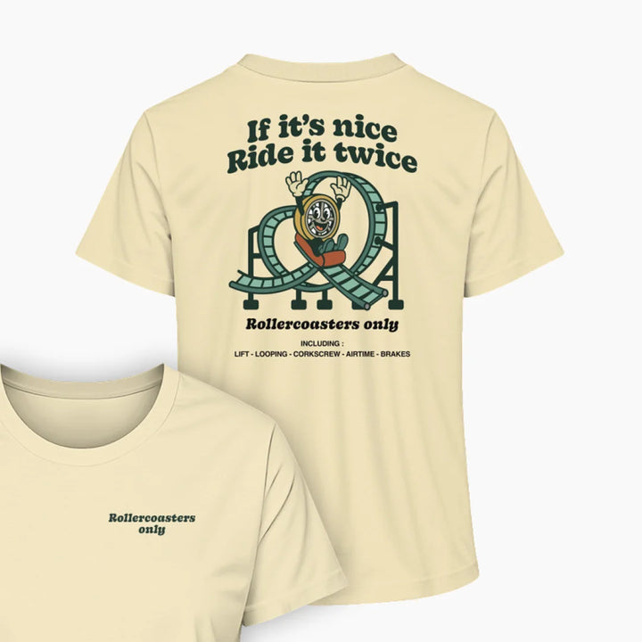 ROLLERCOASTERS ONLY Women's T-Shirt - Women's Premium Organic Shirt