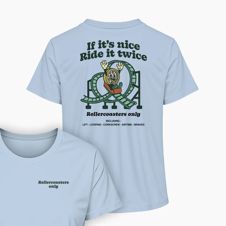 ROLLERCOASTERS ONLY Women's T-Shirt - Women's Premium Organic Shirt
