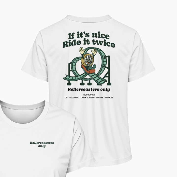 ROLLERCOASTERS ONLY Women's T-Shirt - Women's Premium Organic Shirt