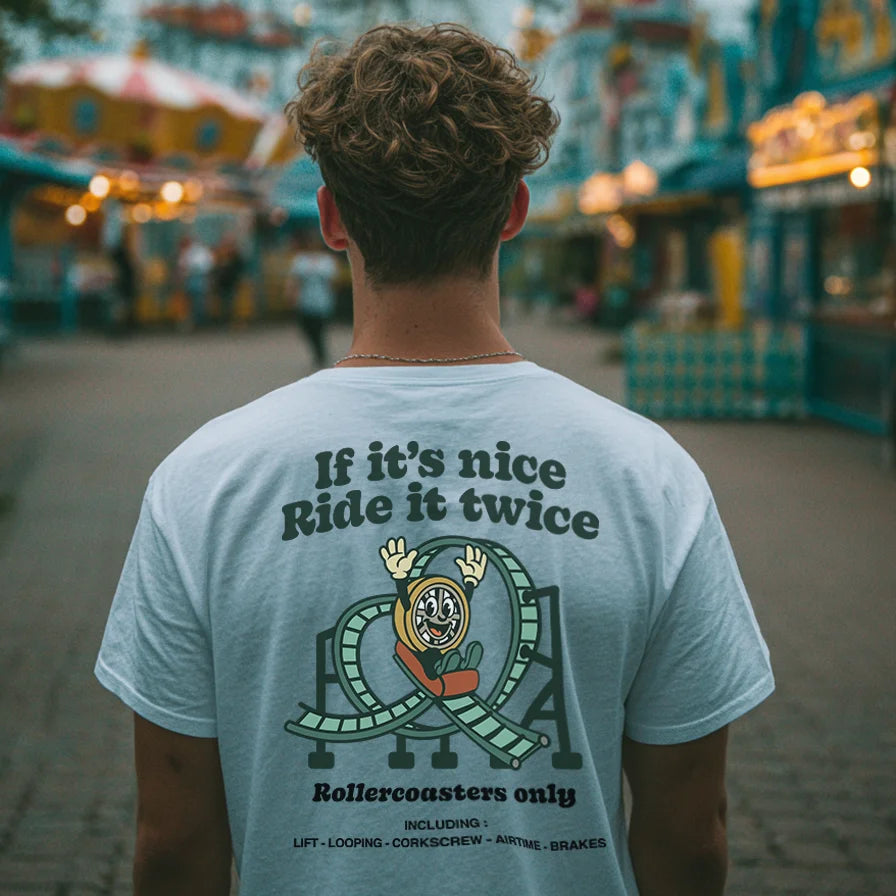 ROLLERCOASTERS ONLY Heavy T-Shirt