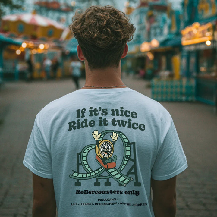 ROLLERCOASTERS ONLY Heavy T-Shirt