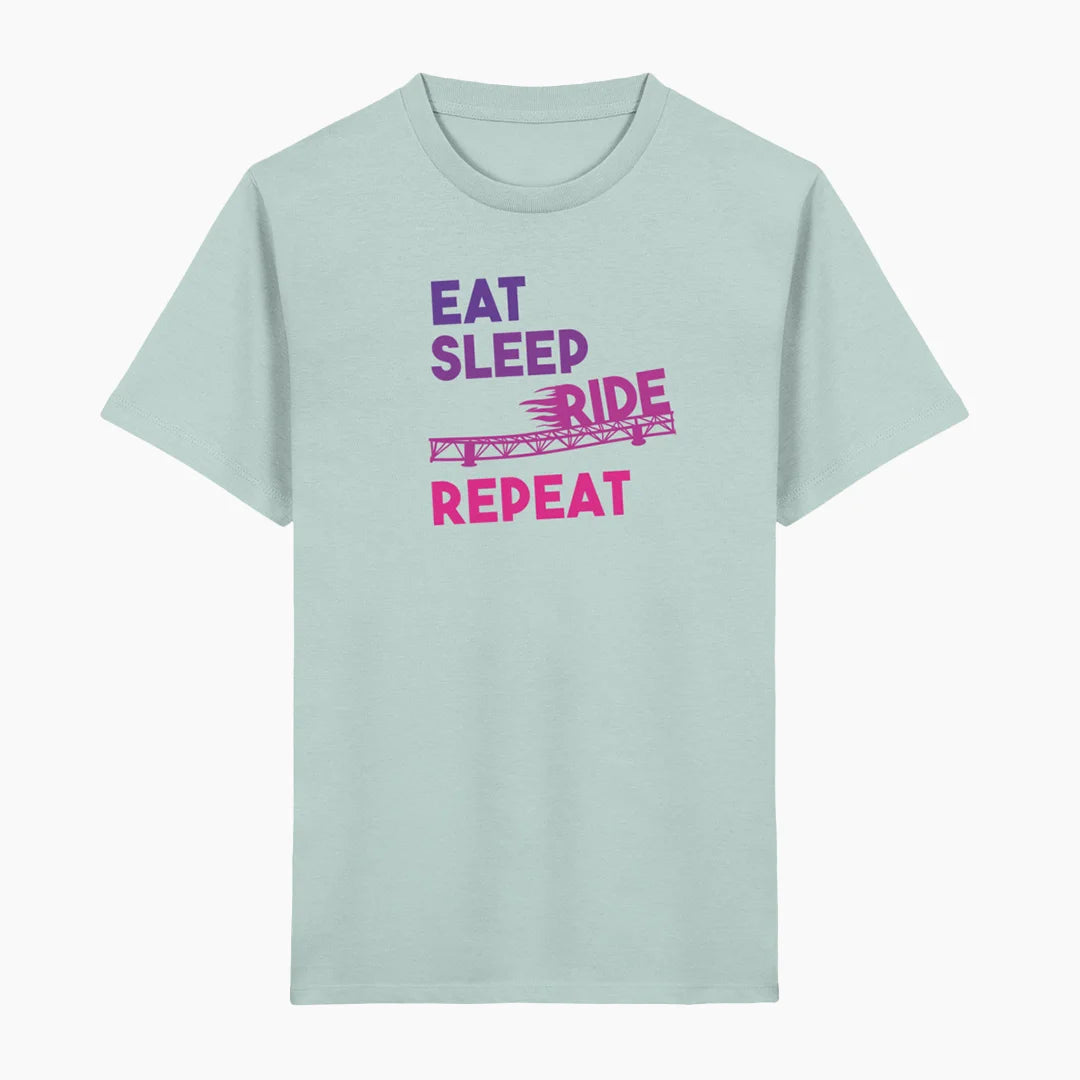 EAT SLEEP RIDE REPEAT Kinder T-Shirt