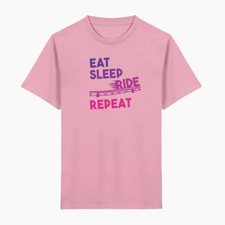 EAT SLEEP RIDE REPEAT Kinder T-Shirt