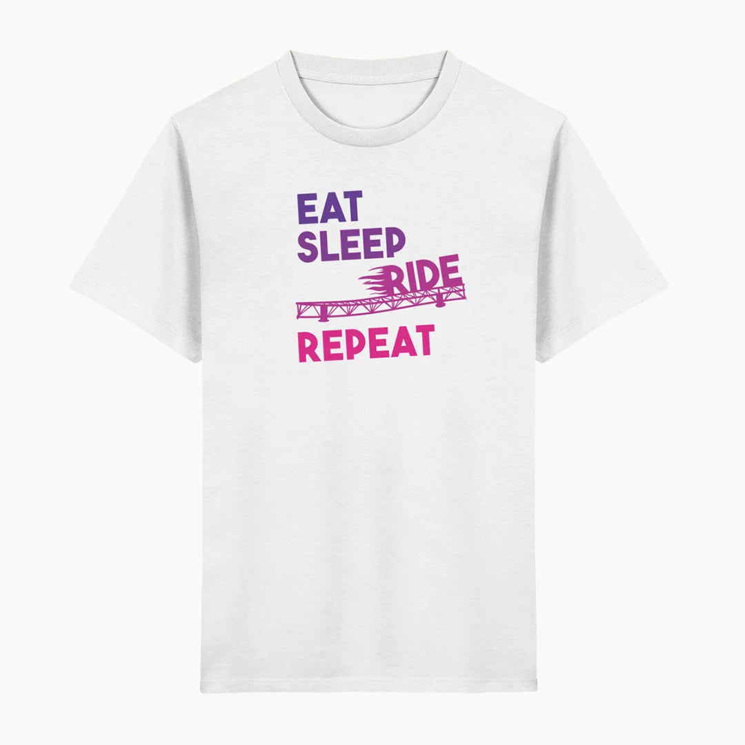 EAT SLEEP RIDE REPEAT Kinder T-Shirt