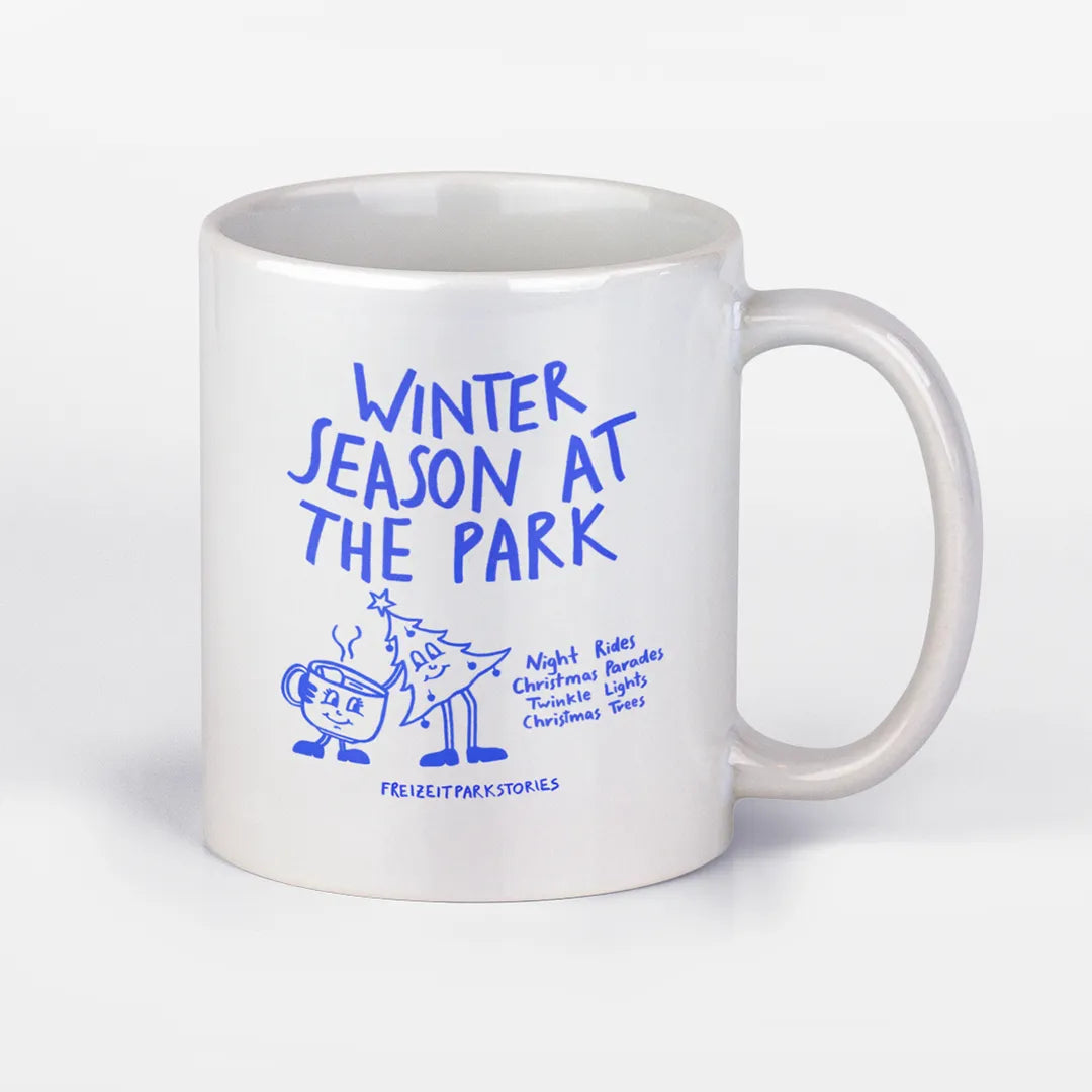 WINTER SEASON AT THE PARK mug