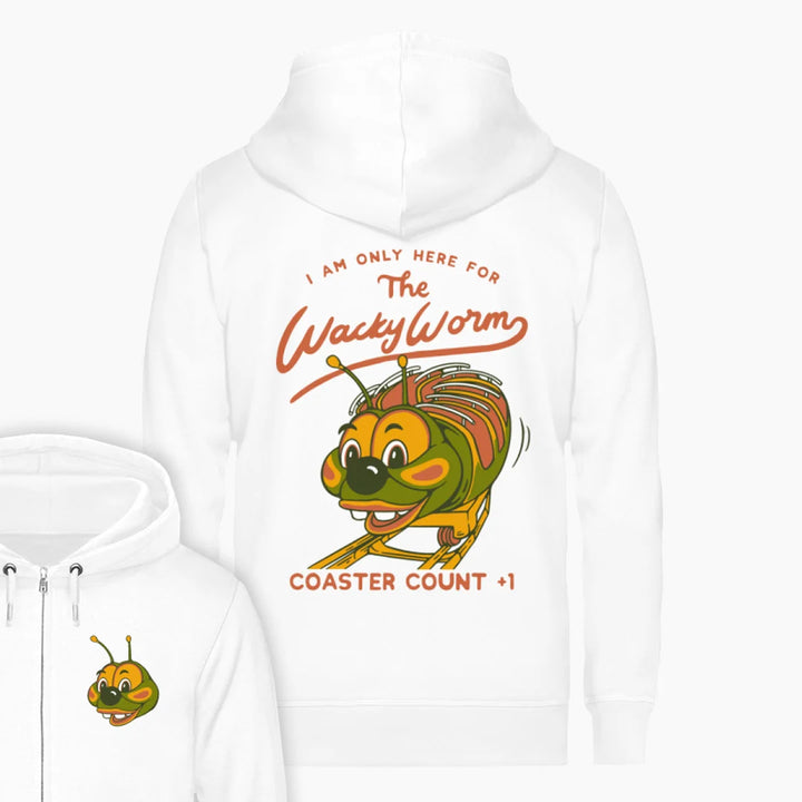WACKY WORM zip hoodie