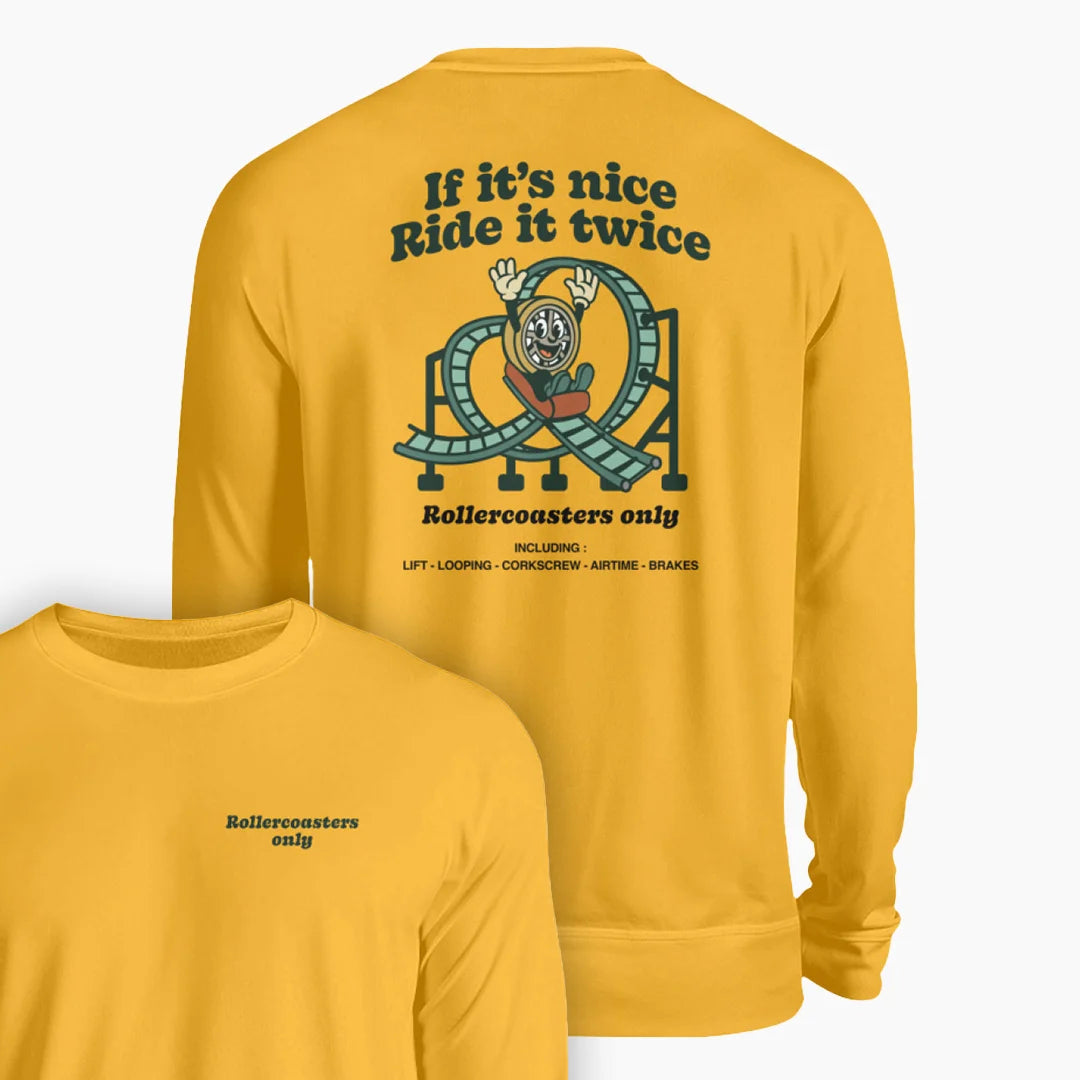 ROLLERCOASTERS ONLY Sweatshirt - Unisex Pullover