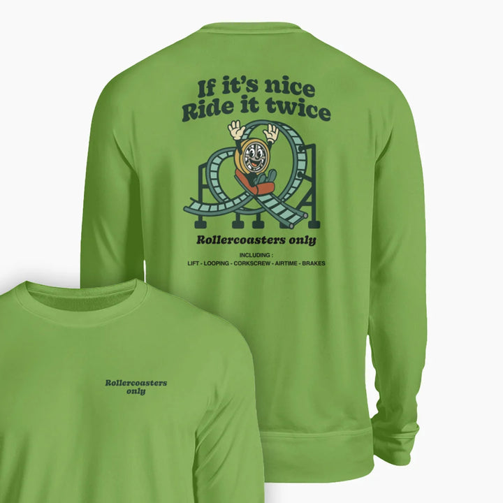 ROLLERCOASTERS ONLY Sweatshirt - Unisex Pullover