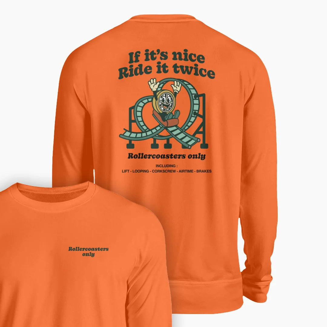 ROLLERCOASTERS ONLY Sweatshirt - Unisex Pullover