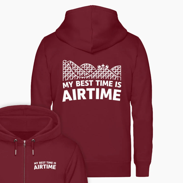 MY BEST TIME IS AIRTIME Zip Hoodie