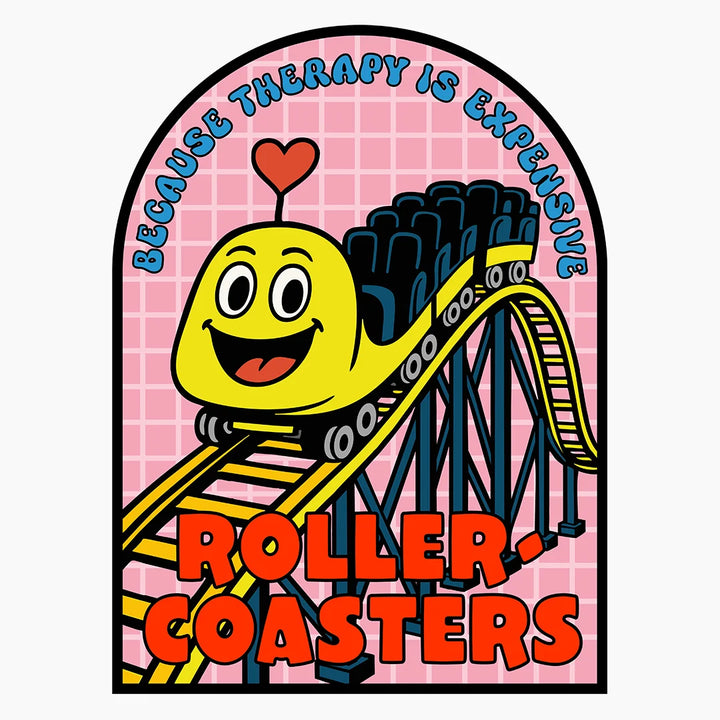 ROLLERCOASTER THERAPY Heavy T-Shirt