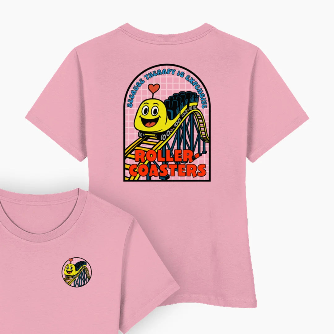 ROLLERCOASTER THERAPY Damen T-Shirt