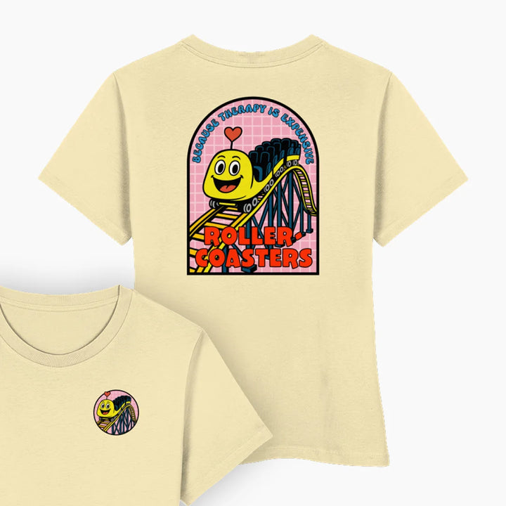 ROLLERCOASTER THERAPY Damen T-Shirt