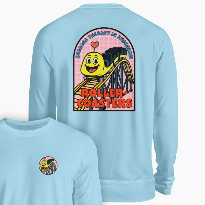 ROLLERCOASTER THERAPY Sweatshirt - Unisex Pullover