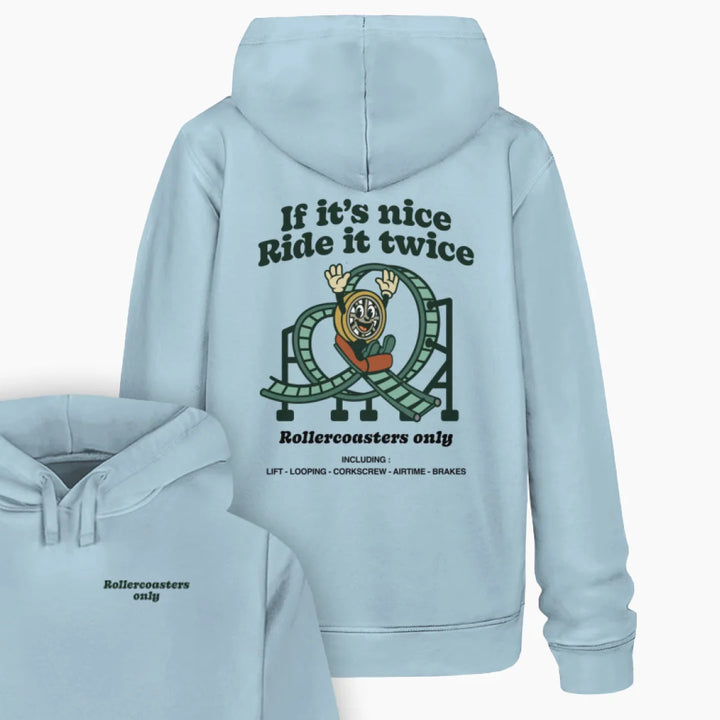 ROLLERCOASTERS ONLY Hoodie - Unisex Organic Hoodie 2.0 ST/ST