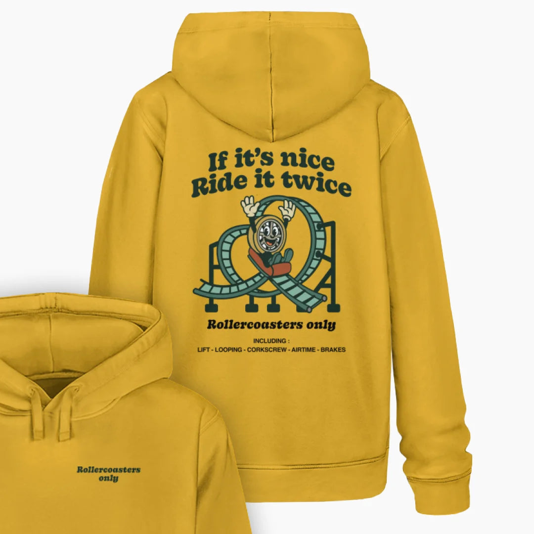 ROLLERCOASTERS ONLY Hoodie - Unisex Organic Hoodie 2.0 ST/ST