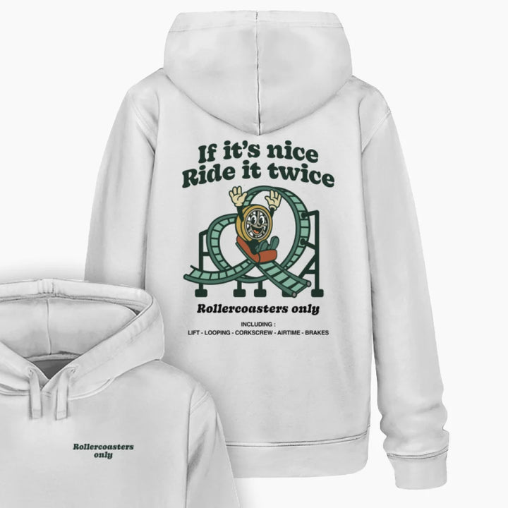 ROLLERCOASTERS ONLY Hoodie - Unisex Organic Hoodie 2.0 ST/ST