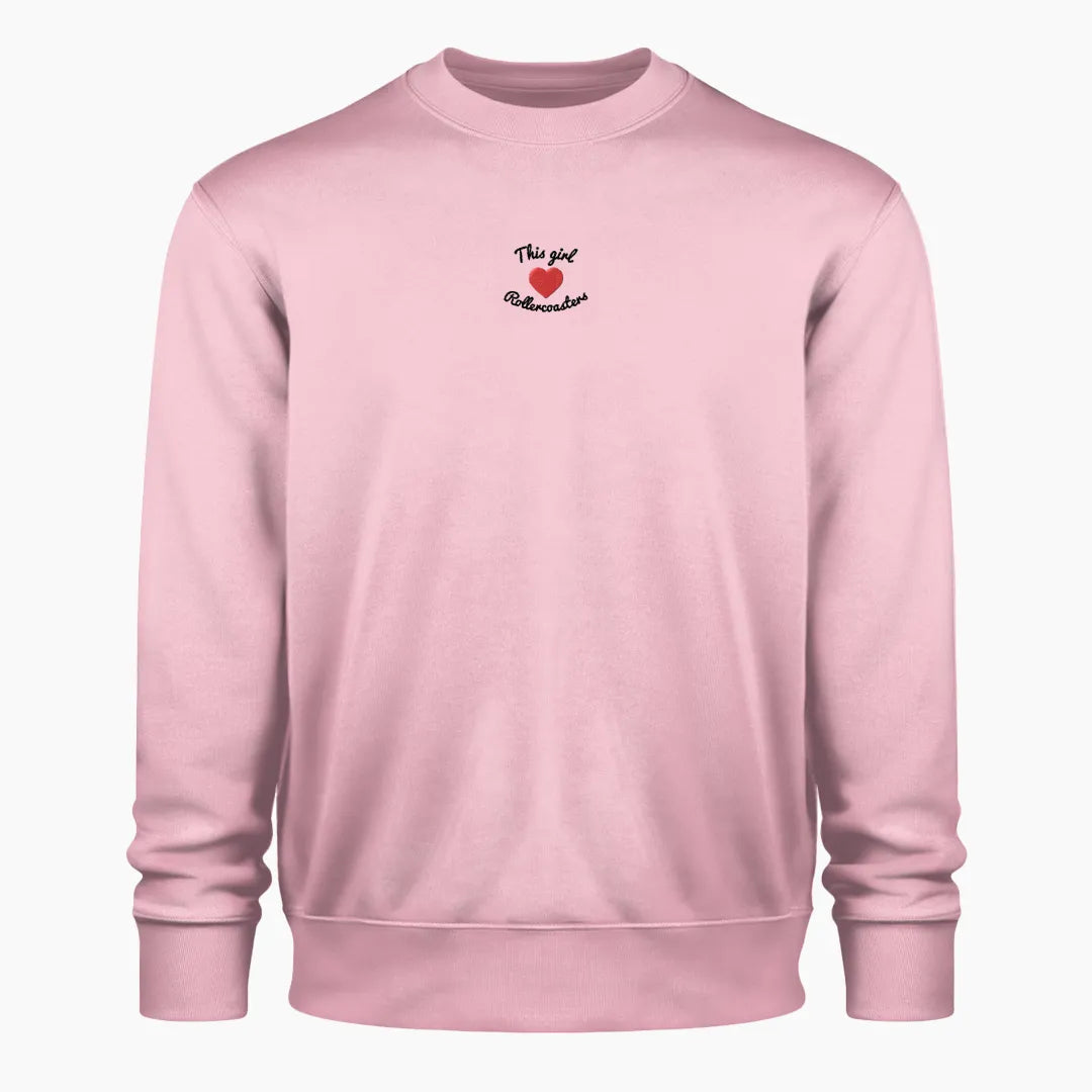 THIS GIRL LOVES ROLLERCOASTERS sweatshirt