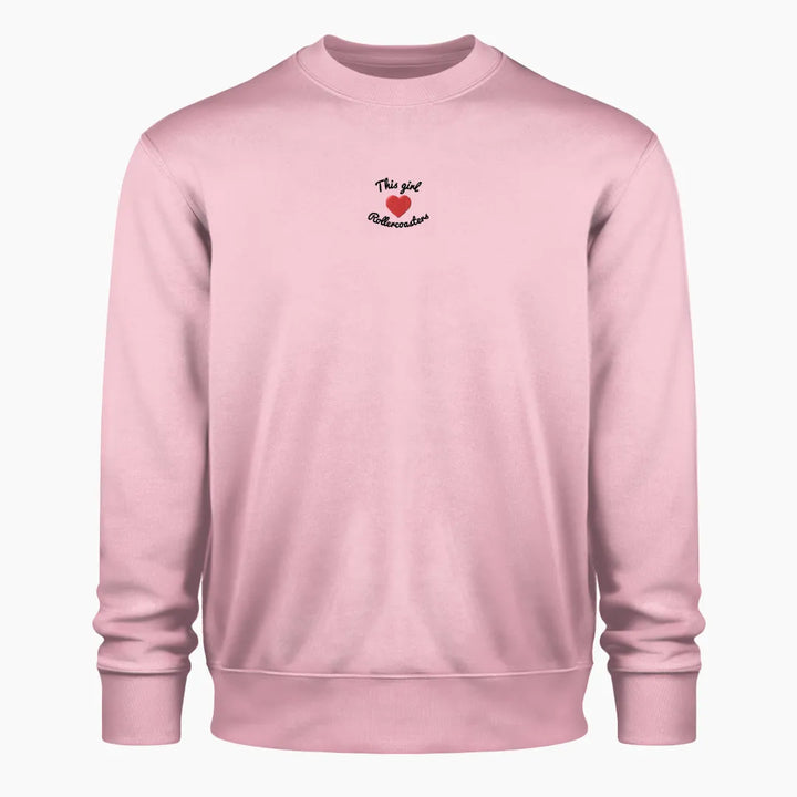 THIS GIRL LOVES ROLLERCOASTERS sweatshirt