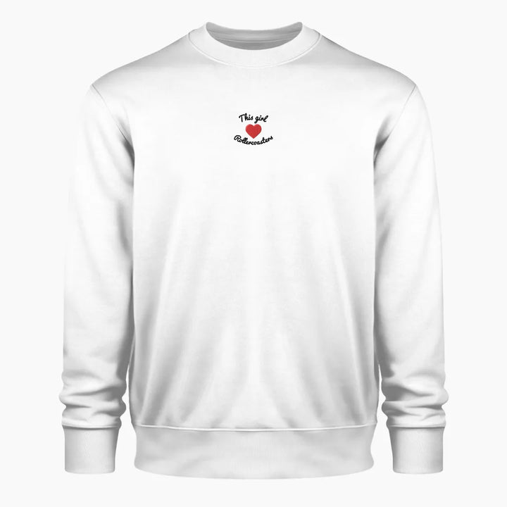 THIS GIRL LOVES ROLLERCOASTERS sweatshirt