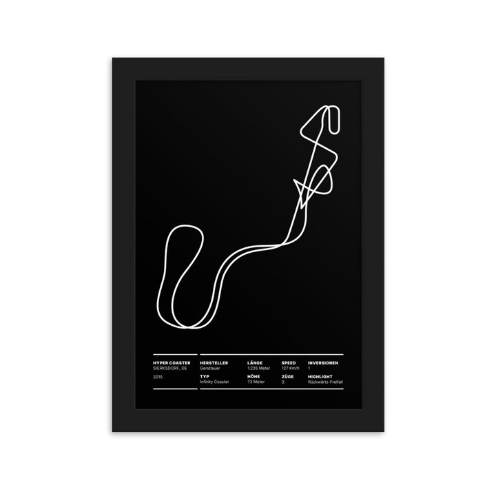 HYPER COASTER SIERKSDORF - layout poster