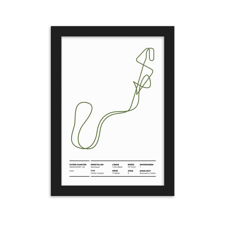 HYPER COASTER SIERKSDORF - layout poster