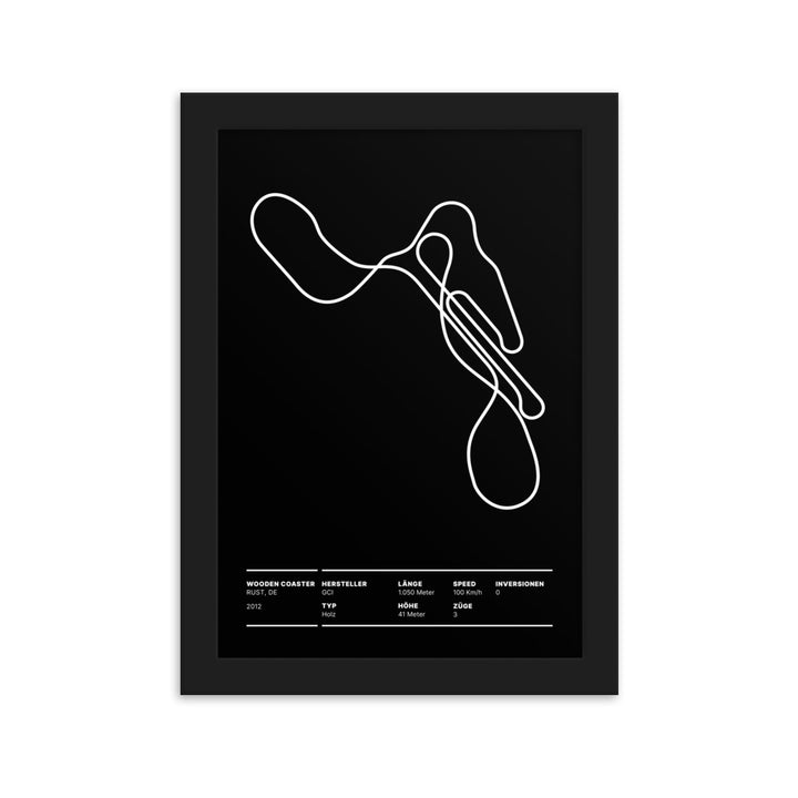 WOODEN COASTER RUST - Layout Poster