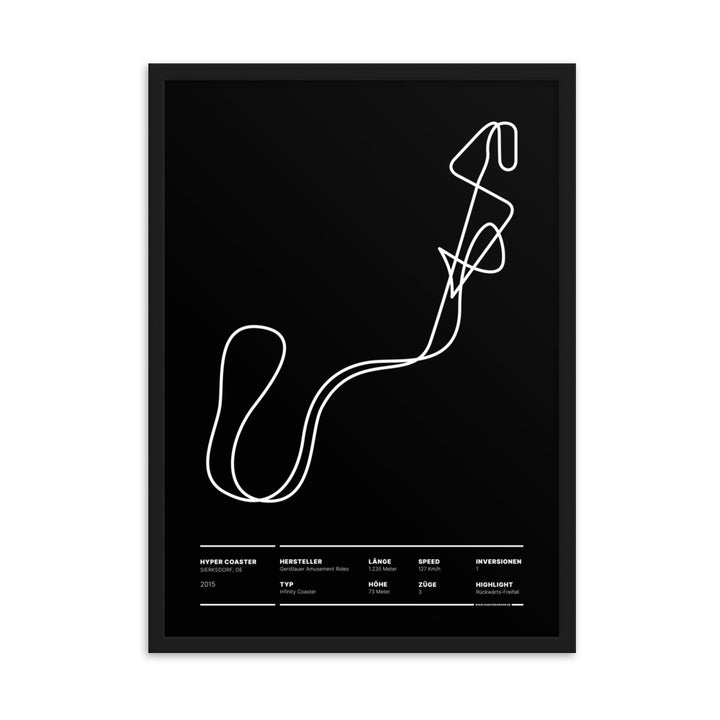 HYPER COASTER SIERKSDORF - layout poster
