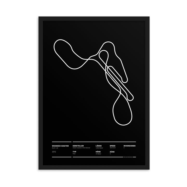 WOODEN COASTER RUST - Layout Poster
