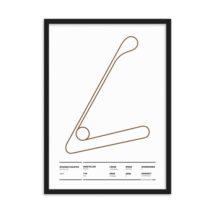 WOODEN COASTER SOLTAU - layout posters