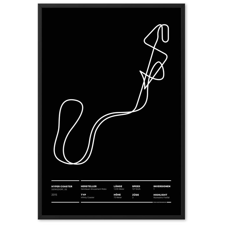 HYPER COASTER SIERKSDORF - layout poster