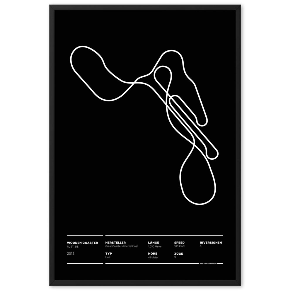 WOODEN COASTER RUST - Layout Poster