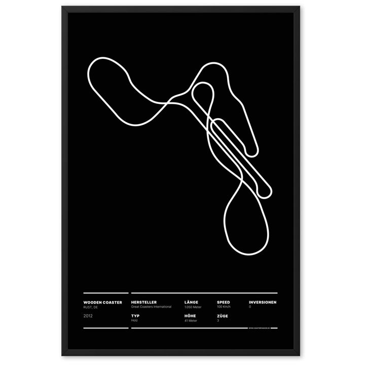 WOODEN COASTER RUST - Layout Poster