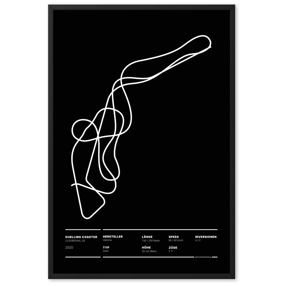 DUELLING COASTER CLEEBRONN - Layout Poster