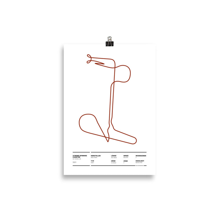 XTREME SPINNING DE PANNE - Layout Poster