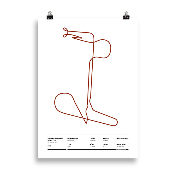 XTREME SPINNING DE PANNE - Layout Poster