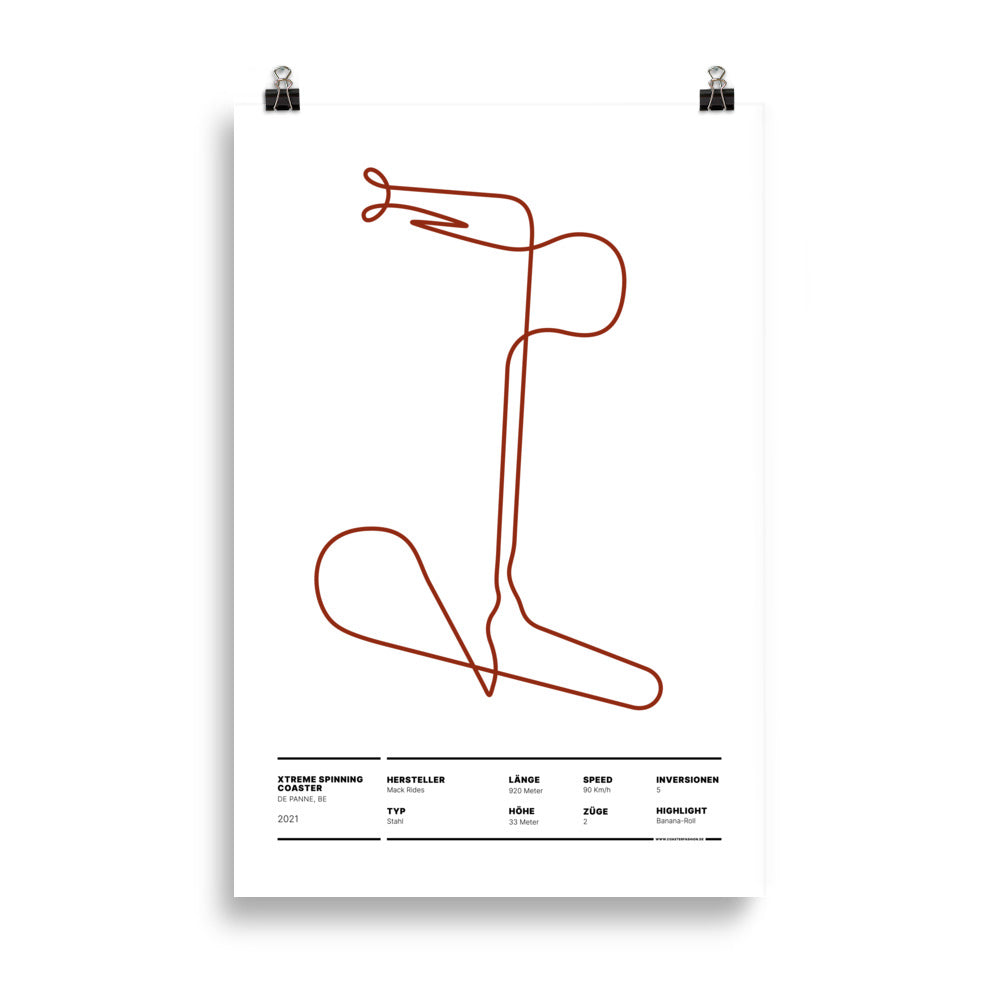 XTREME SPINNING DE PANNE - Layout Poster