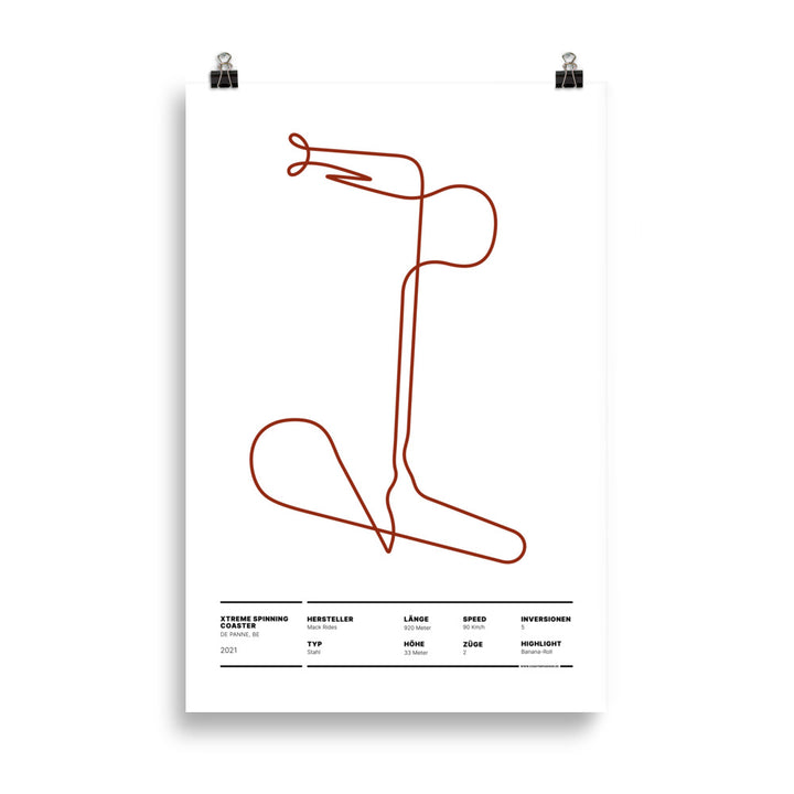 XTREME SPINNING DE PANNE - Layout Poster