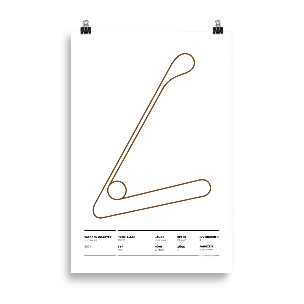 WOODEN COASTER SOLTAU - layout posters