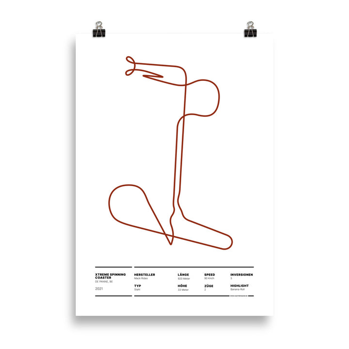 XTREME SPINNING DE PANNE - Layout Poster