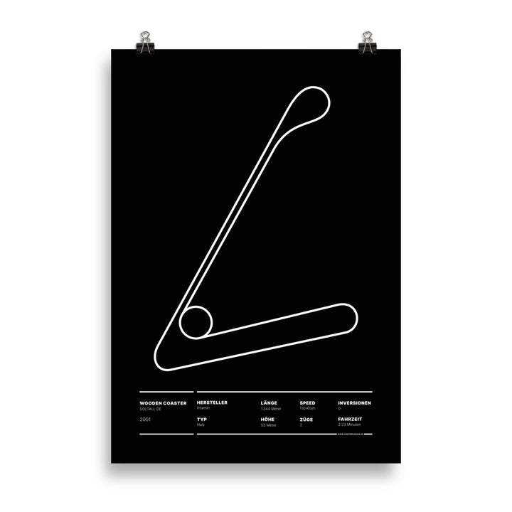 WOODEN COASTER SOLTAU - layout posters