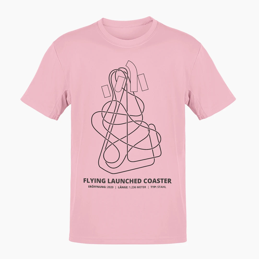 FLYING COASTER BRUHL LAYOUT T-Shirt