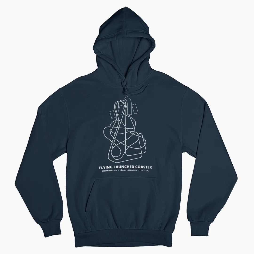 FLYING COASTER BRUHL LAYOUT Hoodie
