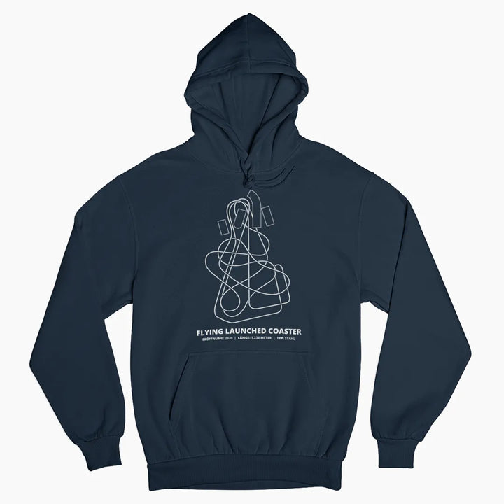 FLYING COASTER BRUHL LAYOUT Hoodie