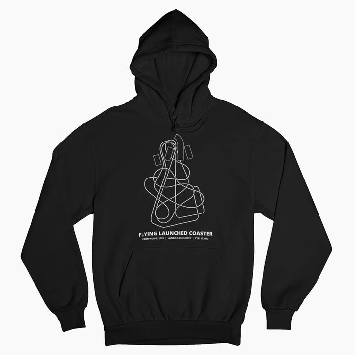 FLYING COASTER BRUHL LAYOUT Hoodie