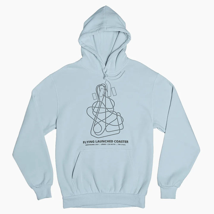 FLYING COASTER BRUHL LAYOUT Hoodie