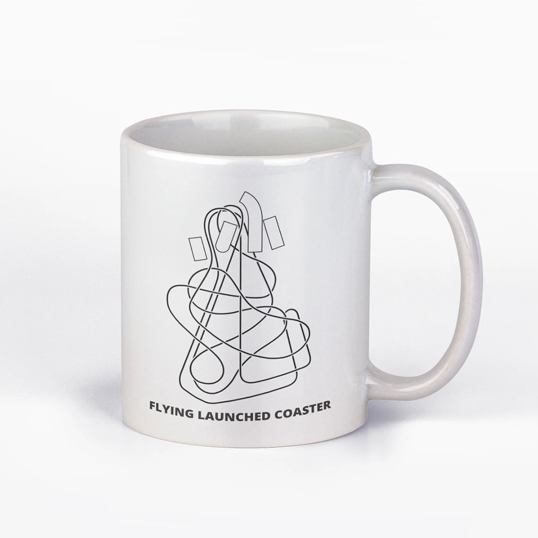 FLYING LAUNCHED COASTER BRÜHL LAYOUT mug